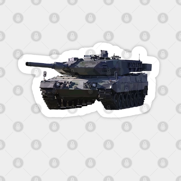 Panzer Leopard 2 Sticker by sibosssr